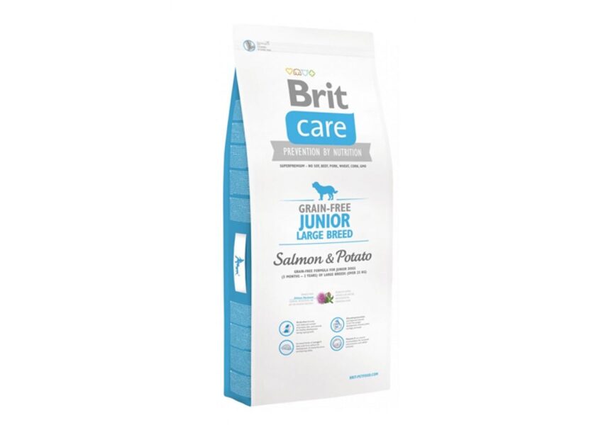 Brit Care Grain-free Junior Large Breed Salmon & Potato 3 kg
