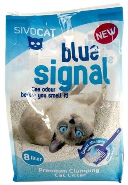 Sivocat Blue Signal 8.0L - pakaiši kaķu tualetei