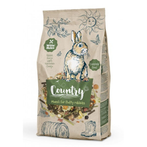 Witte Molen Country Rabbit, 2.5kg - barība trušiem un pundurtrušiem