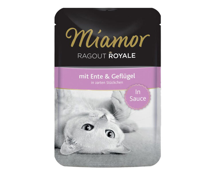 Miamor Ragout Royale Poultry&Duck in Sauce 100g - Konservi mērcē ar pīli un mājputnu gaļu