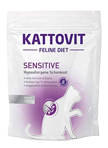 Kattovit Sensitive 1.25kg -  гипоаллергенный диетический сухой корм