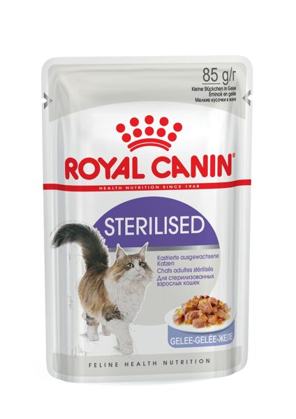 Royal Canin FHN STERILISED in Jelly, 85g - konservi sterilizētiem kaķiem