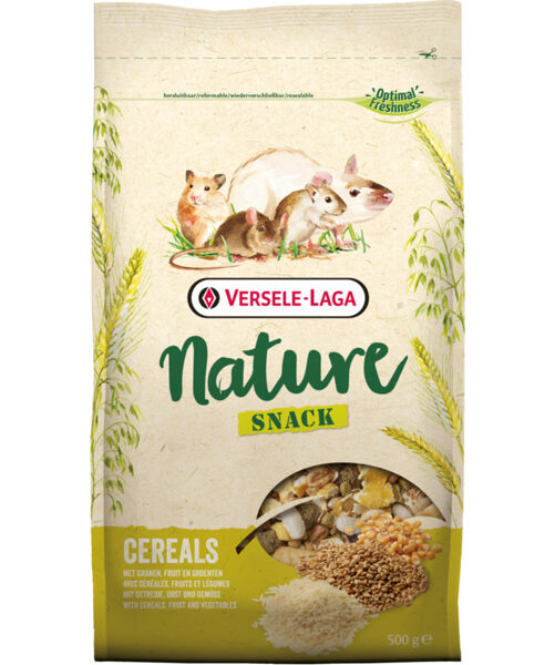 Versele Laga  Nature Snack Cereals 500g -  Papildbarība grauzējiem (trušiem un citiem grauzējiem)