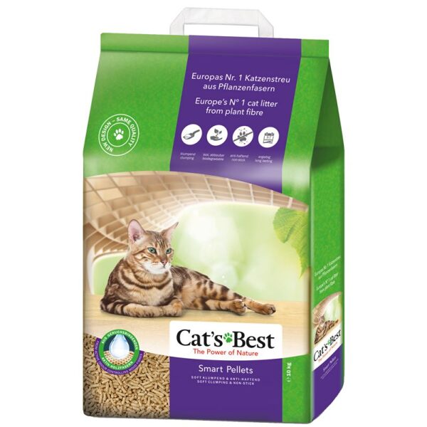 Cat'S Best Smart Pellets 5kg - dabīgie granulēti kaķu pakaiši