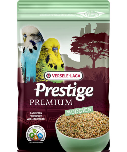 Versele Laga Prestige Premium Parakeet 800g - Pilnvērtīga barība mazajiem papagaiļiem