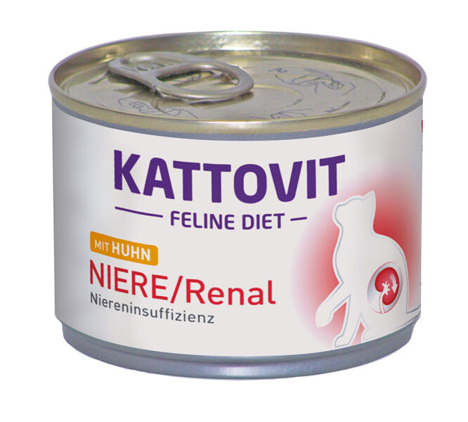 Kattovit Niere / Renal с курицей 185г - Консервы для кошек с проблемами почек и хронической почечной недостаточностью
