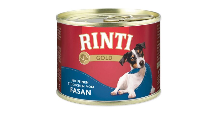 Rinti Gold  Fasan 185g - консервы для собак с мясом фазана 