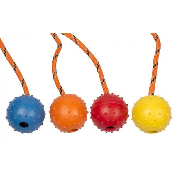 Duvo Plus Rubber Dental Ball With Rope, 33cm - резиновый мяч на веревке