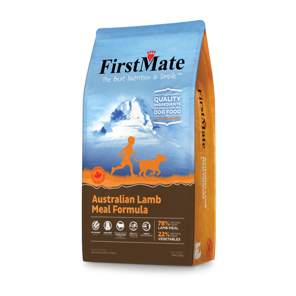 FirstMate Australian Lamb Formula 6,6 kg - беззерновой корм для взрослых собак всех пород с ягненком