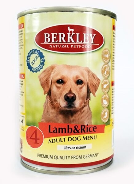 Berkley Dog #4 Lamb & Rice 400g - jērs ar rīsiem 
