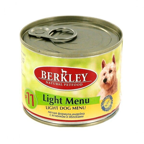 Berkley Dog light ar olīveļļu 200g - jēra gaļa, tītara gaļa un olīveļļa