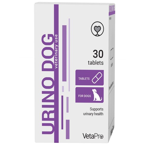 VETAPRO URINO DOG N30 - Papildbarība suņiem, dabīgs urīnpūšļa atbalsts