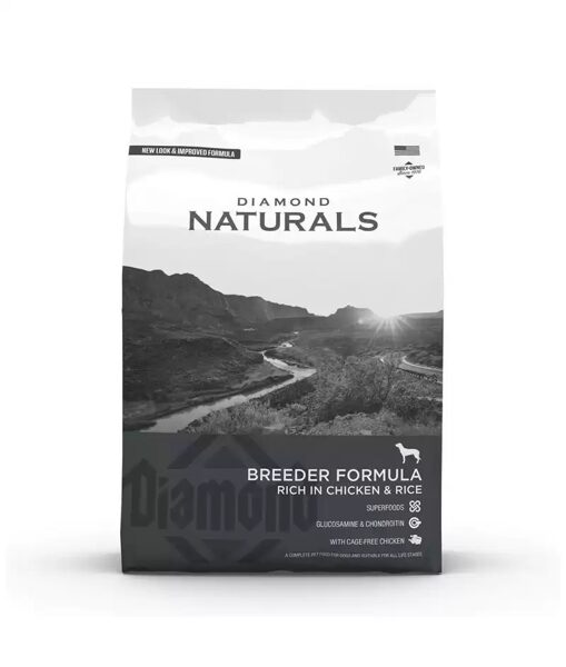 Diamond Naturals Breeder formula 20kg - Сухой корм для энергичных, спортивных собак, курица и рис