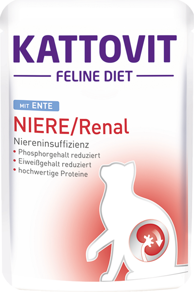 KATTOVIT Niere/Renal с уткой 85g