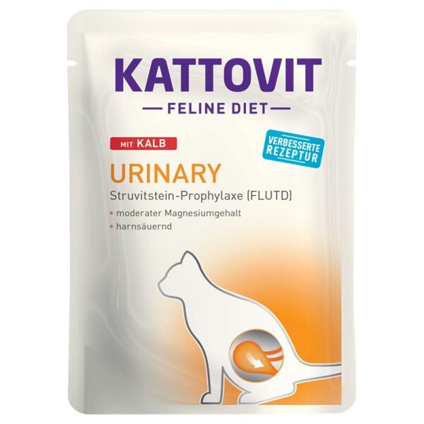 Kattovit Urinary ar teļa gaļu 85g - Konservi kaķiem ar urīnceļu problēmām