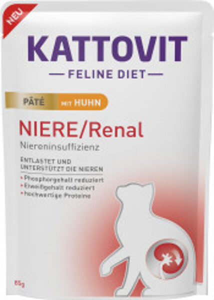 KATTOVIT Niere / Renal Pate Huhn 85g