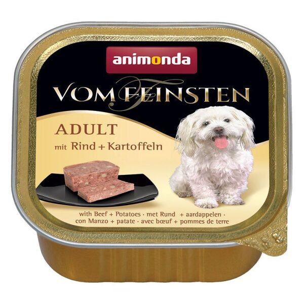 Animonda Vom Feinsten Beef & Potatoes 150g -  влажный корм с говядиной и картофелем для взрослых собак
