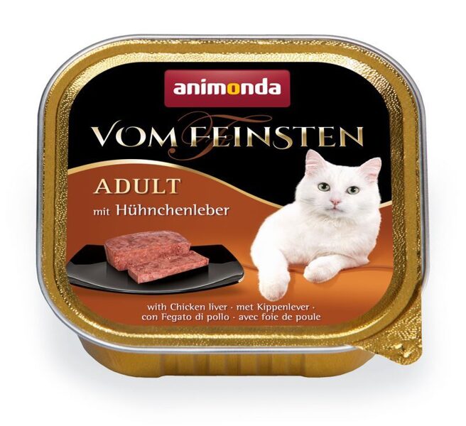 Animonda Vom Feinsten with Chicken Liver 100g - консервы для кошек (куриная печень)
