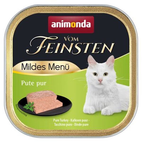 Animonda vom Feinsten Mildes Menü с индейкой, 100g- паштет  для кошек
