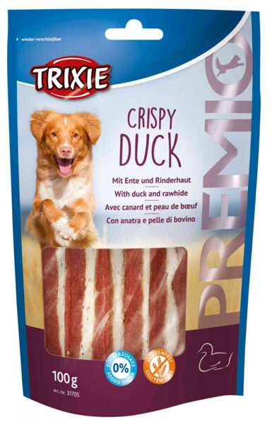 Trixie PREMIO Crispy Duck, 100 g.- gardumi suņiem