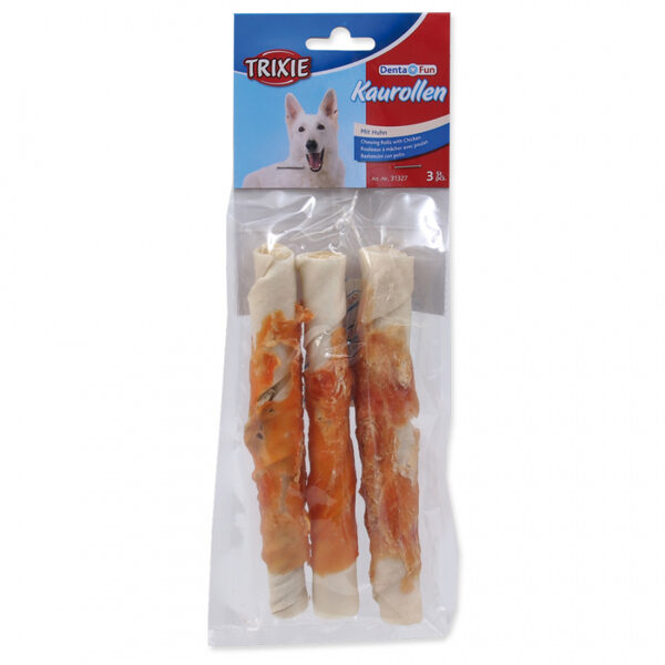 Gardums suņiem - Trixie Chewing Rolls with Chicken 17cm, 3gab*140g