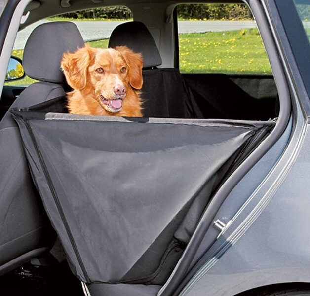 Automašīnas sēdekļu pārklājs - Trixie Car seat cover, 1.50 × 1.35 m, black