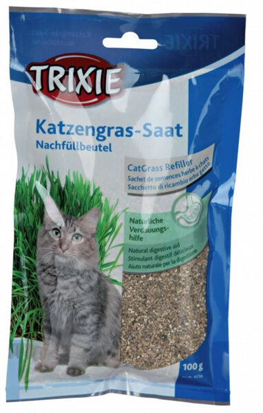 Zāle kaķiem - Trixie Cat Grass (bag), 100g