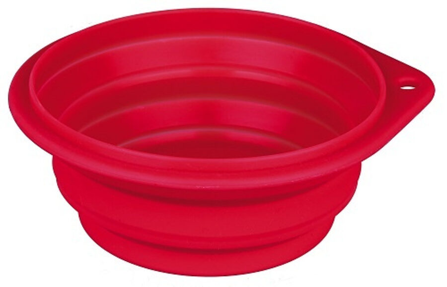 Bļoda suņiem ceļošanai - Trixie Travel Bowl, 0.25l/11cm