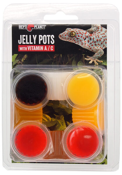 Repti Planet Jelly Pots Vitamines Mixed - Дополнительный корм для рептилий и беспозвоночных, питающихся фруктами и нектаром.