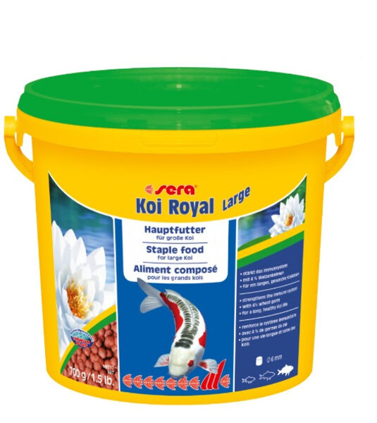 Barība dīķa zivīm - Sera Koi Royal Large, 3800 ml