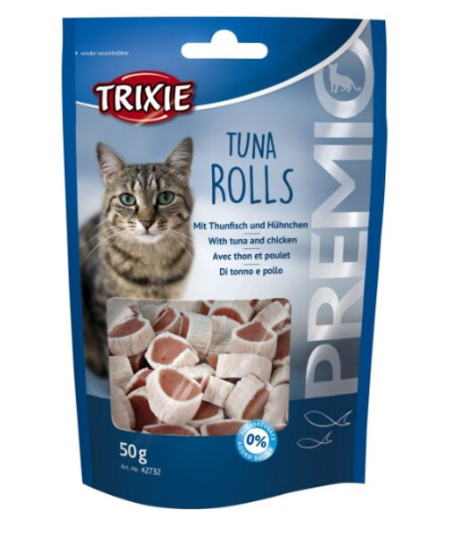 Gardums kaķiem - Trixie PREMIO Tuna Rolls, 50 g