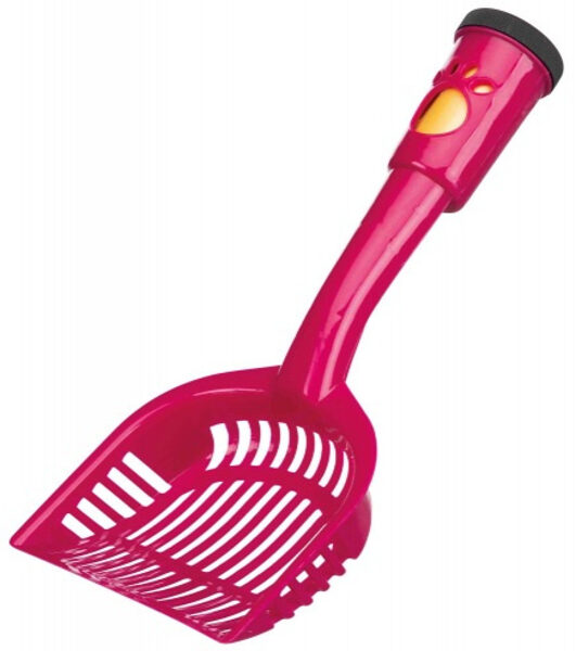 Lāpstiņa kaķu tualetei - Trixie Litter scoop with dirt bags, M: 38 cm