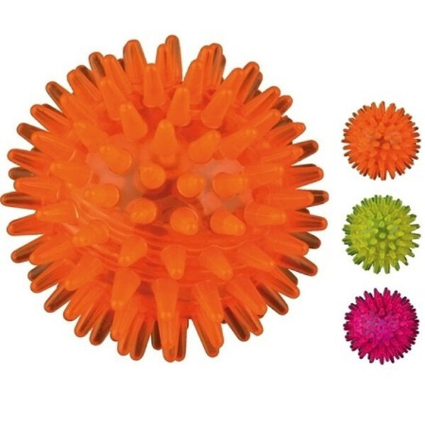 Rotaļlieta suņiem - Trixie Flashing Hedgehog Ball, 5 cm