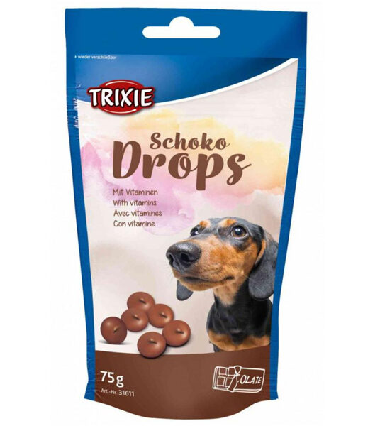 Gardums suņiem - Trixie Chocolate Drops 75g