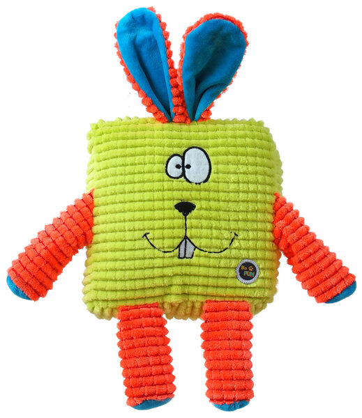 Игрушка для собак – Be Fun Calypso Square Rabbit, green, 17,5 см