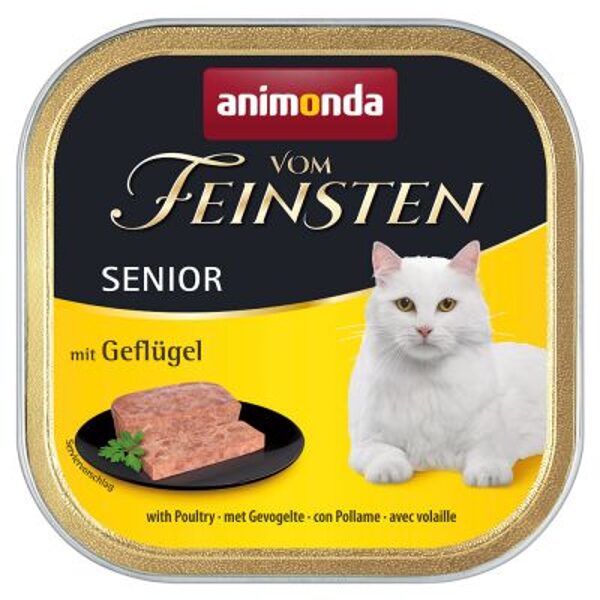  Animonda Vom Feinsten Senior Poultry, 100 г - Консервы для кошек сеньоров с мясом домашней птицы 