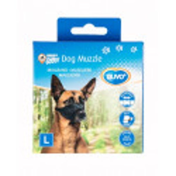 Duvo Plus Muzzle nylon L - neilona uzpurnis