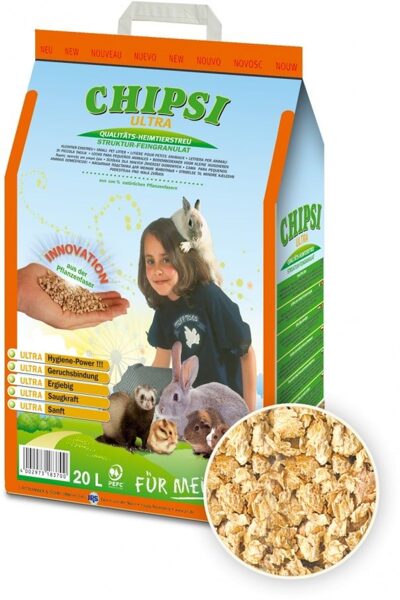 Chipsi Ultra 10 L - koka granulas grauzējiem 