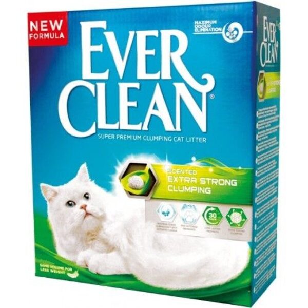 Everclean Extra Strong Clumping Scented 6 L -  cementējošās smiltis kaķu tualetēm