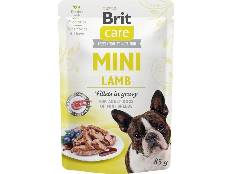 Brit Care Mini wet Lamb fillets in gravy 85 g