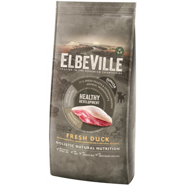 ELBEVILLE Puppy and Junior All Breeds Fresh Duck Healthy Development 20 kg