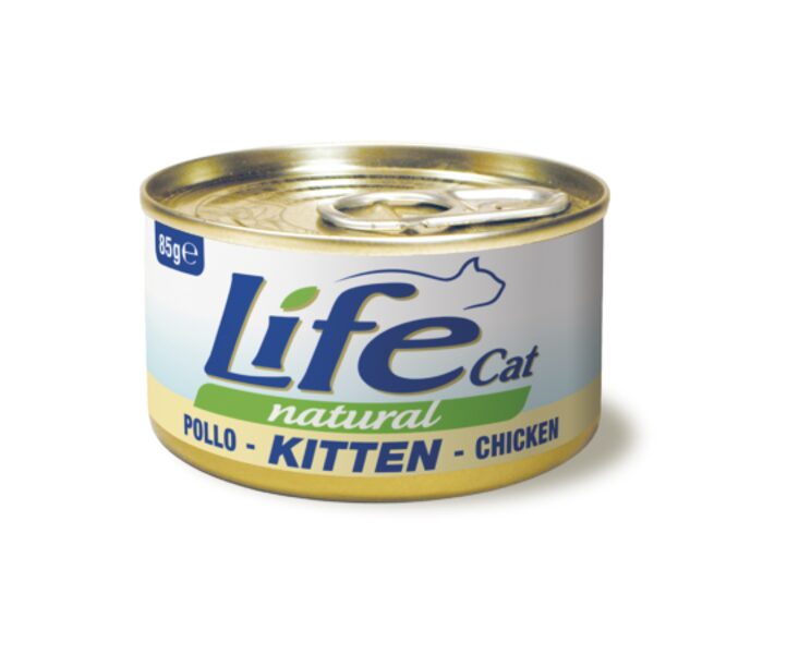 LIFE CAT KITTEN CHICKEN 85g - konservi kaķēniem ar vistu