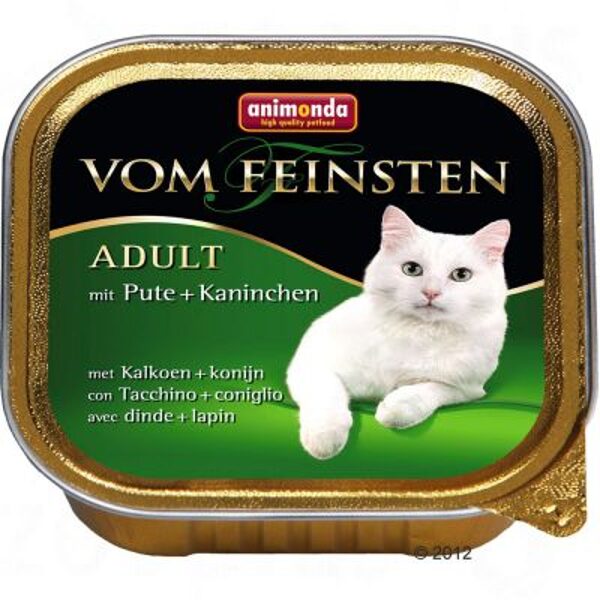 Animonda Vom Feinsten with Turkkey & Rabbit 100g - консервы для кошек (индюшка, кролик) 