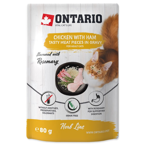Ontario Herb Chicken with Ham, Rice and Rosemary, 80g