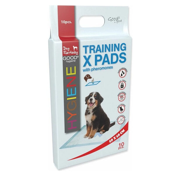 Dog Fantasy Training Pads X with pheromones, 60 x 60 cm, 10 gab.