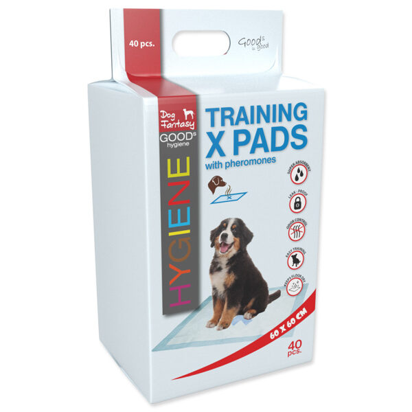 Dog Fantasy Training Pads X with pheromones, 60 x 60 cm, 40 gab.      