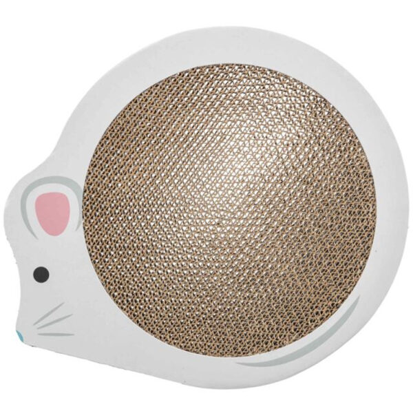 Trixie Junior scratching cardboard, mouse, catnip, 35 × 2.5 × 29.5 cm - kartona nagu asināmais