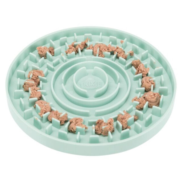 Interaktīvā bļoda - Trixie Junior licking plate, ø 15 cm, mint