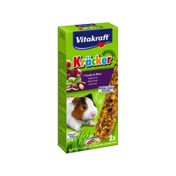 Vitakraft nūjiņas 112g/2gab ar riekstu garšu - gardums jūrascūciņām 