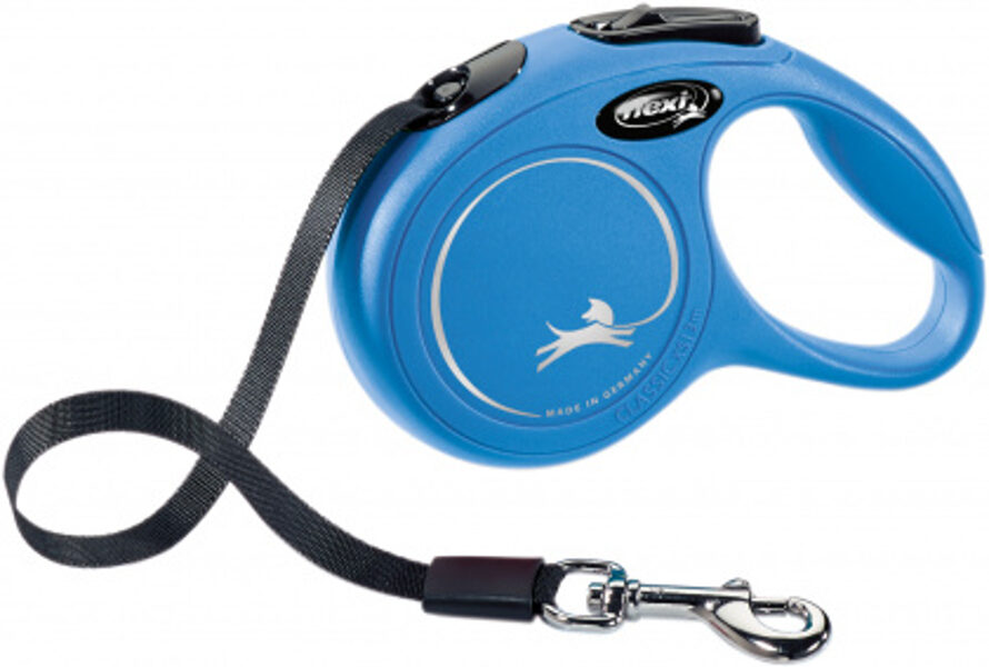 Trixie Flexi New Classic Tape Leashes - blue S: 5m